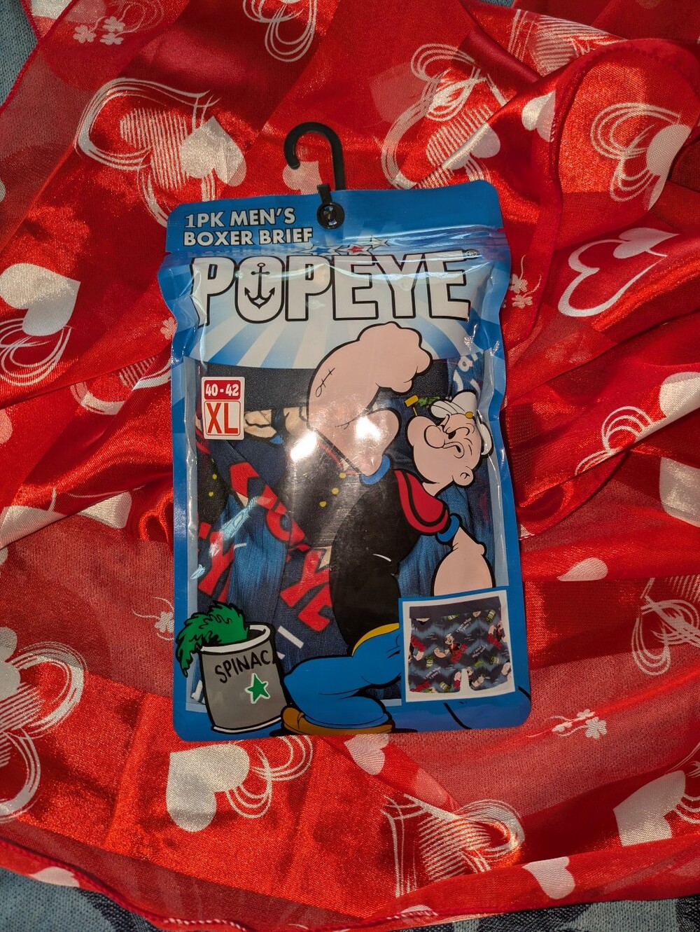 POPEYE Men's Boxer Briefs  NEVER OPENED XL